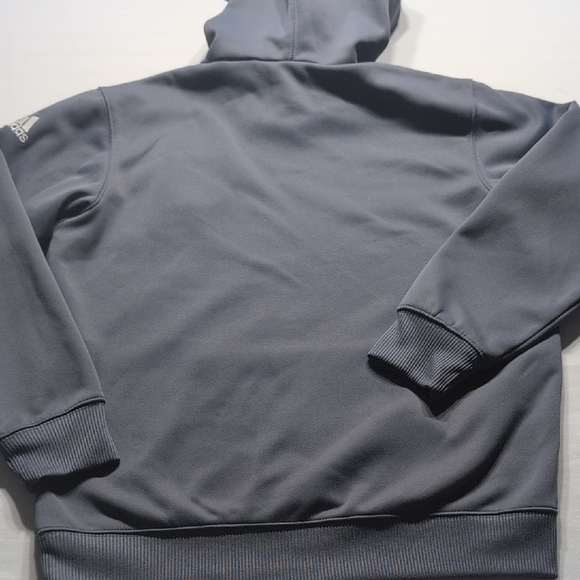 Adidas Gray Sweatshirt Hoodie Casual Comfort - Picture 8 of 8